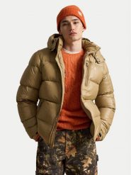 Polo Ralph Lauren Kurtka puchowa 710968281501 Beżowy ciemny Regular Fit. Brązowe kurtki męskie Polo Ralph Lauren, m, bez wzorów, z puchu, bez kaptura. Za 2,699.00 zł.