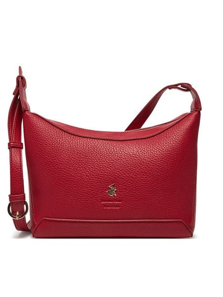 Beverly Hills Polo Club Torebka CEO-BHPC-C-008-08 Czerwony. Czerwone listonoszki damskie Beverly Hills Polo Club, bez wzorów, z materiału, bez dodatków. Za 159.99 zł.