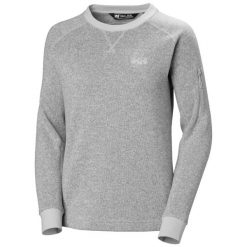 Bluza damska Helly Hansen Varde. Szare bluzy damskie Helly Hansen, na jesień, bez wzorów, eleganckie, bez ramiączek, bez kaptura. Za 459.50 zł.