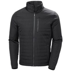 Kurtka Helly Hansen crew insulator 2.0. Brązowe kurtki męskie Helly Hansen, m, bez wzorów, z syntetyku, sportowe, bez kaptura. Za 999.00 zł.