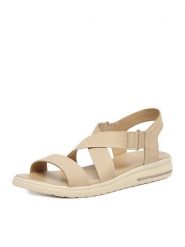 Lasocki Sandały CEO-WI23-MALTA-01 Beżowy. Brązowe sandały damskie Lasocki, bez wzorów, ze skóry, bez obcasa, na płaskiej podeszwie, bez zapięcia. Za 149.99 zł.