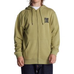 Bluza z kapturem DC Shoes All Trades, Mężczyźni. Zielone bluzy męskie DC Shoes, m, bez wzorów, z bawełny, z kapturem. Za 390.00 zł.