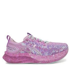Buty do biegania Asics. Fioletowe obuwie sportowe damskie Asics, bez wzorów, bez zapięcia, do biegania. Za 489.99 zł.