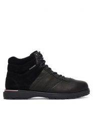Tommy Hilfiger Trzewiki Corporate Outdoor Warm Lth Boot FM0FM05991 Czarny. Czarne botki męskie Tommy Hilfiger, ze skóry, bez zapięcia. Za 649.99 zł.