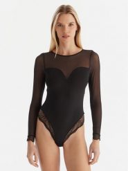 Ysabel Mora Body 10782 Czarny. Czarne body ysabel mora, bez wzorów, z syntetyku. Za 279.99 zł.