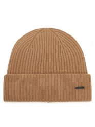 JOOP! Czapka Fenol 30039471 Beżowy. Brązowe czapki damskie JOOP!, na zimę, bez wzorów, z kaszmiru. Za 349.99 zł.