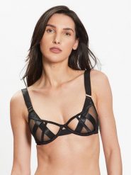 Bluebella Biustonosz z fiszbiną Sawyer 41140 Czarny. Czarne biustonosze BlueBella, bez wzorów, z syntetyku. Za 159.99 zł.