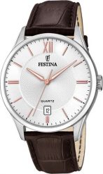 Zegarek Festina Zegarek męski Festina F20426-4 brązowy. Brązowe zegarki męskie Festina, bez wzorów. Za 318.99 zł.