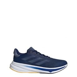 Buty Response Super. Niebieskie buty sportowe męskie Adidas, bez wzorów, z materiału, bez zapięcia, do biegania. Za 379.40 zł.