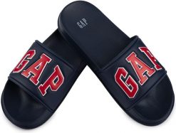 Męskie klapki sportowe miejskie na basen plażę granatowe GAP MURPHY. Czerwone klapki męskie GAP, bez wzorów, z materiału, bez zapięcia. Za 79.00 zł.