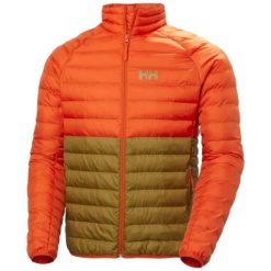 Kurtka puchowa Helly Hansen Banff. Brązowe kurtki sportowe męskie Helly Hansen, na zimę, m, bez wzorów, z puchu, bez kaptura, narciarskie. Za 667.30 zł.
