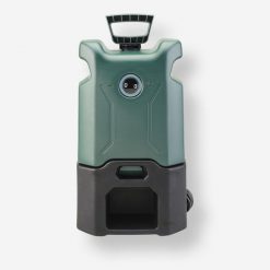 Przenośna myjka Outdoor 4 strumienie 10 l. Czarne trekkingi męskie SOLOGNAC, bez zapięcia. Za 299.99 zł.