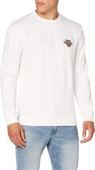 LEE SEASONAL LOGO SWS MĘSKA BLUZA LOGO L81ASPRR 112121670. Bluzy męskie Lee, l, bez wzorów, bez ramiączek, bez kaptura. Za 129.99 zł.