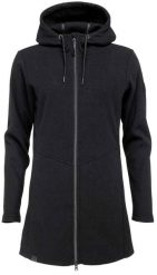 Damski sweter sportowy Loap Gama czarny. Czarne swetry nierozpinane damskie Scarpa, m, bez wzorów, klasyczne, bez kołnierzyka, bez ramiączek. Za 189.99 zł.