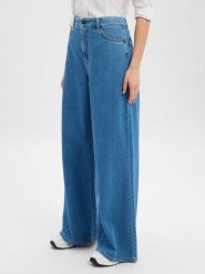 Weekend Max Mara Dżinsy - WKDVega Kobiety Bawełna niebieski, 44. Niebieskie jeansy damskie Weekend Max Mara, bez wzorów, z bawełny, eleganckie. Za 479.95 zł.