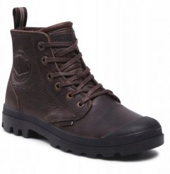 Palladium Pampa Zip Lth Ess Brązowe 44 (76888-248-M). Brązowe buty sportowe męskie Palladium, bez wzorów, bez zapięcia. Za 454.17 zł.