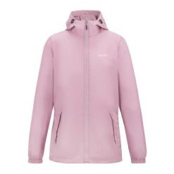 Kurtka Wodoodporna Damska Pack It III. Czerwone kurtki sportowe damskie Regatta, bez wzorów, bez ramiączek, bez kaptura, trekkingowe. Za 159.99 zł.
