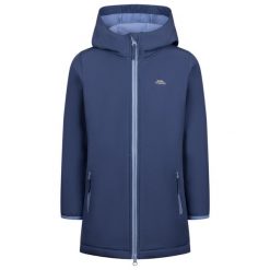Trespass Brennagh - Damska kurtka softshell Bluetone. Niebieskie kurtki sportowe damskie Trespass, bez wzorów, z polaru, bez ramiączek, bez kaptura, narciarskie. Za 258.99 zł.