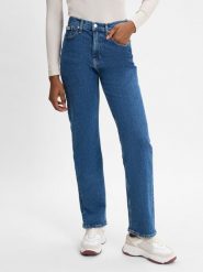 Calvin Klein Jeans Dżinsy Kobiety Bawełna niebieski, 27-30. Niebieskie jeansy damskie Calvin Klein Jeans, bez wzorów, z bawełny, eleganckie, z podwyższonym stanem. Za 329.95 zł.