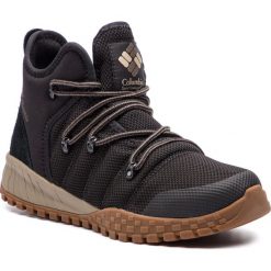 Trekkingi COLUMBIA - Fairbanks 503 BM5975 Black/Mud 010. Czarne trekkingi męskie Columbia, z materiału, bez zapięcia. W wyprzedaży za 319.00 zł.