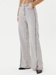 BOSS Jeansy C_Marlene Hr Split 50542436 Szary Relaxed Fit. Szare jeansy damskie Boss, bez wzorów, z bawełny. Za 619.99 zł.