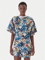 Adidas Sukienka codzienna Farm Rio KD2194 Niebieski Oversize. Niebieskie sukienki damskie Adidas, na co dzień, xl, bez wzorów, z bawełny, bez kołnierzyka, bez ramiączek, oversize. Za 239.99 zł.