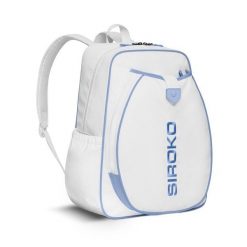 Plecak tenisowy sport.tennis Siroko Netbag White. Białe plecaki męskie SIROKO, bez wzorów, sportowe. Za 507.00 zł.