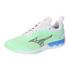 Buty do siatkówki Dorosły Mizuno Wave Luminous 3 zielony. Białe obuwie sportowe damskie Mizuno, bez wzorów, bez zapięcia, do siatkówki, mizuno wave. W wyprzedaży za 505.50 zł.