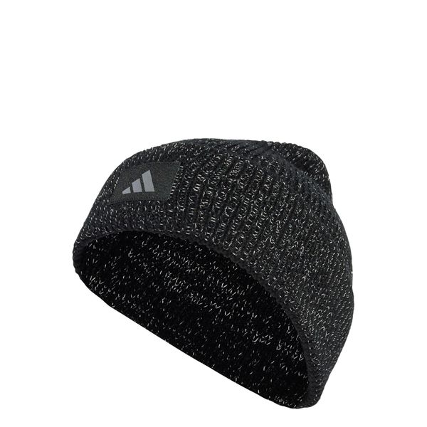 Czapka typu beanie RunxCLIMAWARM. Czarne czapki damskie Adidas, bez wzorów. Za 119.00 zł.