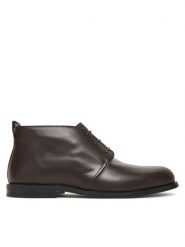 Calvin Klein Trzewiki Ess Rubber Desert Boot Lth HM0HM01979 Brązowy. Brązowe botki męskie Calvin Klein, bez wzorów, ze skóry, bez obcasa, bez zapięcia. Za 699.99 zł.