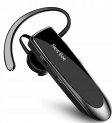 Słuchawki New Bee Bezprzewodowy zestaw słuchawkowy Bluetooth 5.0 NB-LC-B41-BK. Słuchawki bezprzewodowe New Bee. Za 100.99 zł.