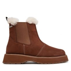 Śniegowce EMU Australia. Brązowe śniegowce damskie Emu Australia, bez zapięcia. Za 774.99 zł.