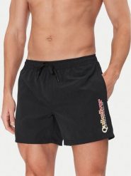 Quiksilver Szorty kąpielowe Spl Fineline Volley 15 EQYJV04141 Czarny Regular Fit. Czarne kąpielówki męskie Quiksilver, m, bez wzorów, z syntetyku. Za 159.99 zł.