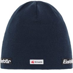 Czapka Eisbar Ogle OS MÜ SKA. Niebieskie czapki damskie Eisbar, bez wzorów, sportowe. W wyprzedaży za 164.93 zł.