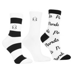 Modne Skarpetki Damskie Panda Moraj Mix 3 Pary. Białe skarpetki damskie Moraj, bez wzorów, z materiału. Za 29.99 zł.