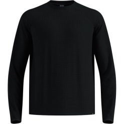Bluza bez kaptura Odlo Mid Layer CUBIC. Czarne bluzy damskie ODLO, l, bez wzorów, z dzianiny, sportowe, bez ramiączek, bez kaptura. Za 225.00 zł.