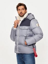 After Label Kurtka puchowa Katalla A00040 Szary Regular Fit. Szare kurtki męskie After Label, m, bez wzorów, z puchu, bez kaptura. Za 2,169.00 zł.