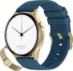 Smartwatch Gravity GT11-4 Złoty (GT11). Żółte zegarki smartwatch Gravity, bez wzorów. Za 164.01 zł.
