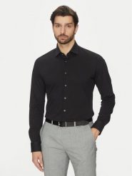 Michael Kors Koszula MD0MD91392 Czarny Slim Fit. Czarne koszule męskie Michael Kors, m, bez wzorów, z bawełny, biznesowe, bez kołnierzyka, bez ramiączek. Za 499.99 zł.