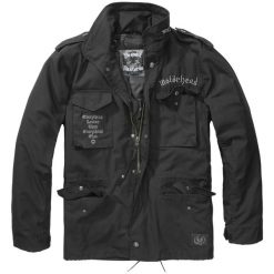 Kurtka Brandit Motörhead M65 Classic. Czarne kurtki męskie Brandit, m, z aplikacjami, z materiału, klasyczne, bez kaptura. Za 687.70 zł.