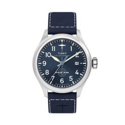 Zegarek Timex. Niebieskie zegarki męskie Timex, bez wzorów. Za 1,499.00 zł.