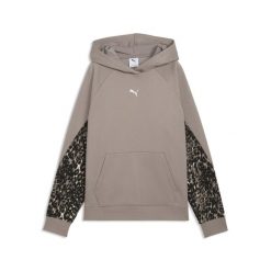 Damska bluza z kapturem PUMA Sport Animal PUMA. Szare bluzy damskie Puma, xl, bez wzorów, z bawełny, klasyczne, bez ramiączek, z kapturem. Za 249.00 zł.