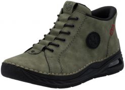Rieker Booties Zielone 38 (44550-54). Zielone buty sportowe męskie Rieker, bez wzorów, bez zapięcia. Za 324.42 zł.