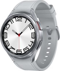 Smartwatch Samsung Galaxy Watch 6 Classic Stainless Steel 47mm LTE Szary. Szare zegarki smartwatch SAMSUNG, bez wzorów. Za 1,898.99 zł.
