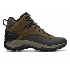 Buty trekkingowe na zimę męskie MERRELL THERMO KIRUNA 2 MID skóra duży rozmiar. Brązowe trekkingi męskie Merrell, na zimę, ze skóry, bez zapięcia. Za 589.00 zł.