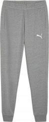 PUMA teamGOAL Casuals Pants gray white M. Białe spodnie sportowe męskie Puma, m, bez wzorów. Za 186.01 zł.