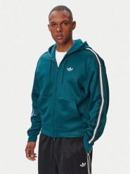 Adidas Bluza adicolor Spacer KS7423 Zielony ciemny Oversize. Zielone bluzy męskie Adidas, m, bez wzorów, z bawełny, bez ramiączek, bez kaptura. Za 369.99 zł.