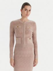 Marciano Guess Kardigan 5BGR06 5661Z Beżowy Regular Fit. Brązowe kardigany damskie Marciano Guess, xs, z aplikacjami, z syntetyku, bez kołnierzyka. Za 779.99 zł.