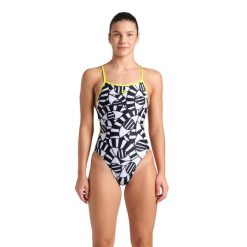 Strój kąpielowy damski Arena Open Your Eyes Swimsuit Lace. Czarne stroje kąpielowe damskie ARENA, xs, bez wzorów. Za 199.99 zł.