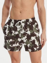 BOSS Szorty kąpielowe Pike 50561145 Zielony Regular Fit. Zielone kąpielówki męskie Boss, m, bez wzorów, z syntetyku. Za 339.99 zł.